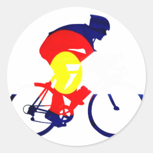 Colorado Biker Classic Round Sticker
