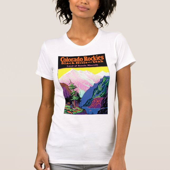 Colorado ~ Black Hills and Utah T-Shirt (Front)