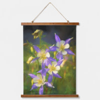 Colorado Blue Columbine Painting - Original Art