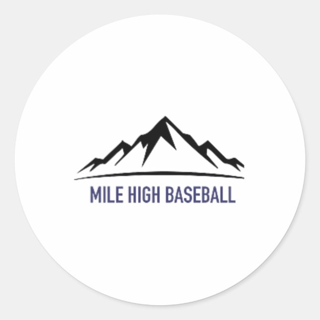 Colorado Bysebyll  Classic Round Sticker (Front)