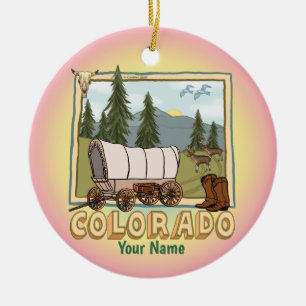 Colorado  ceramic ornament