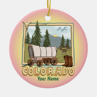 Colorado  ceramic ornament