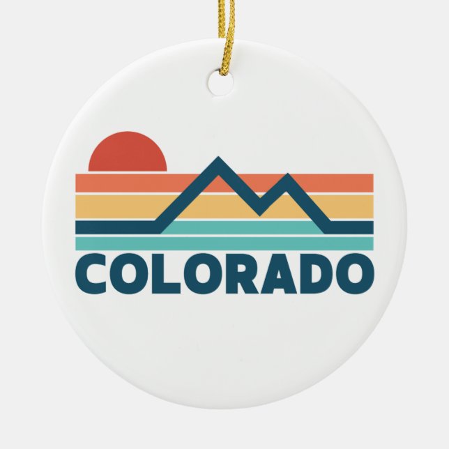 COLORADO CERAMIC ORNAMENT (Front)