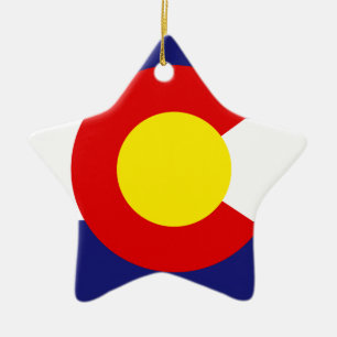 COLORADO CERAMIC TREE DECORATION