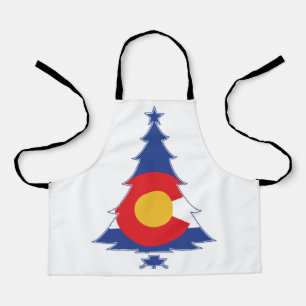 Colorado Christmas Tree Apron