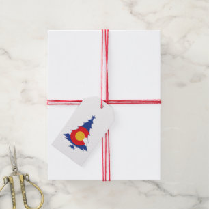 Colorado Christmas Tree Gift Tags