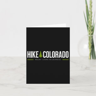 Colorado Co Mount Evans Wilderness Hike Tree Retro Card