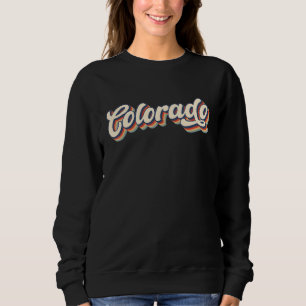 Colorado Co Vintage State Retro Sweatshirt