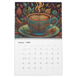 Colorado Coffee Shop Espresso Chai Tea Cafe Calendar