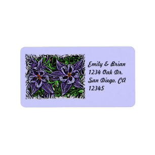 Colorado columbines address labels