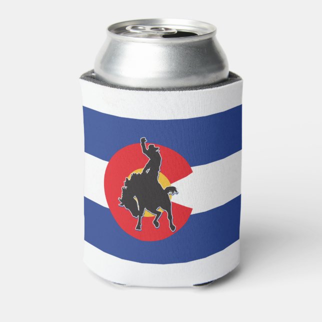 Colorado Cowboy Can Cooler (Can Back)
