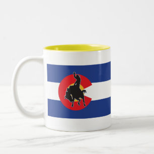 Colorado Cowboy Two-Tone Coffee Mug