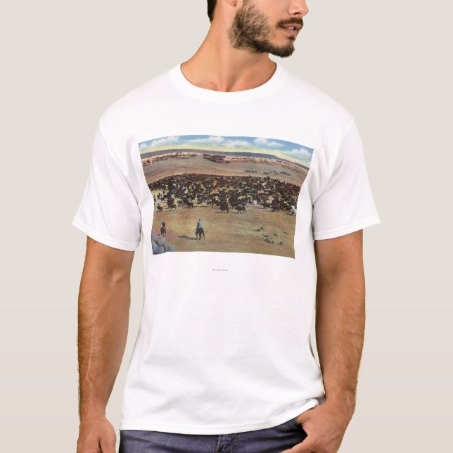 Colorado - Cowboys Rounding T-Shirt (Front)