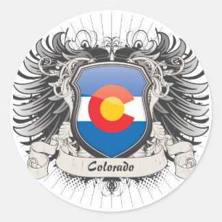 Colorado Crest Classic Round Sticker