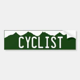 Colorado Cyclist Bumper Sticker