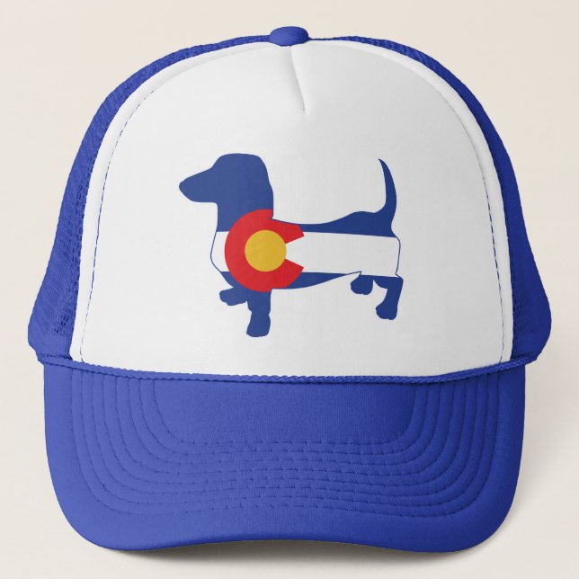 Colorado-Dachshund Trucker Hat (Front)