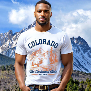 Colorado Deer Mountain The Centennial State T-Shirt