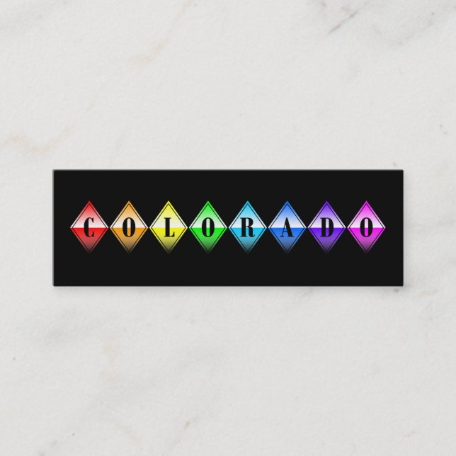 colorado diamonds mini business card (Front)