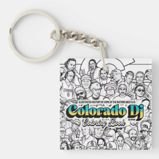 Colorado Djs Colouring Book keychain