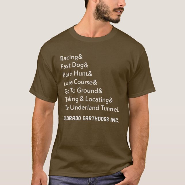 Colorado Earthdog Inc Events T-Shirt (Front)