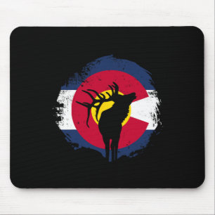 Colorado Elk - State Of Colorado -elk Hunter - Elk Mouse Pad