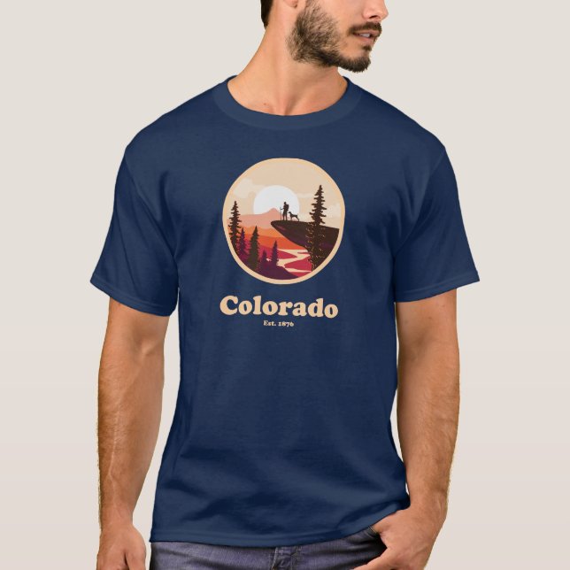 Colorado Est 1876 Dark T-Shirt (Front)