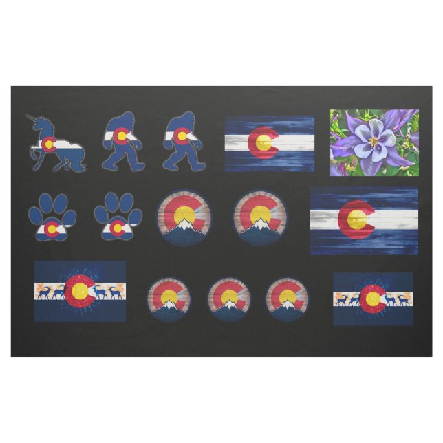 Colorado Fabric mosaic (Yard)