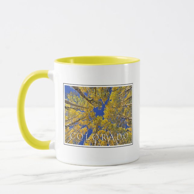 Colorado Fall | Aspen Forest in Autumn Mug (Left)