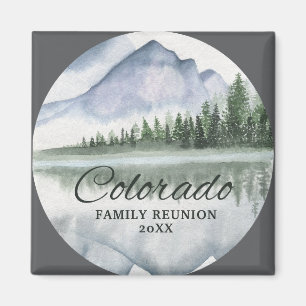 Colorado Family Reunion Mountain Fridge Magnet