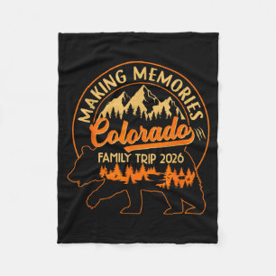 Colorado family vacation 2026 mountains camping fleece blanket
