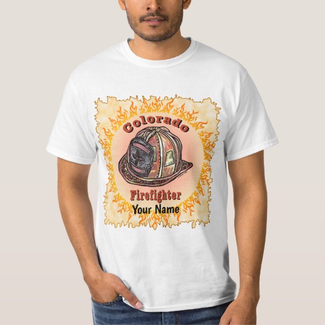 Colorado Firefighter t-shirt  (Front)