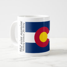 Colorado Flag and Motto 20 oz Mug