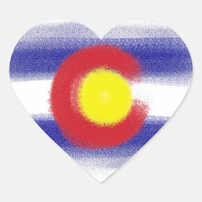 Colorado flag chalk stickers (Front)