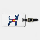 Colorado flag chihuahua dog