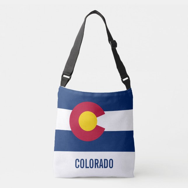 Colorado Flag Crossbody Bag (Front)