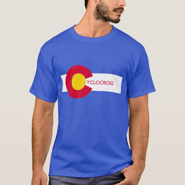 Colorado Flag Cyclocross T-Shirt (Front)