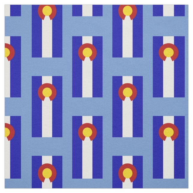 Colorado flag fabric (Swatch)