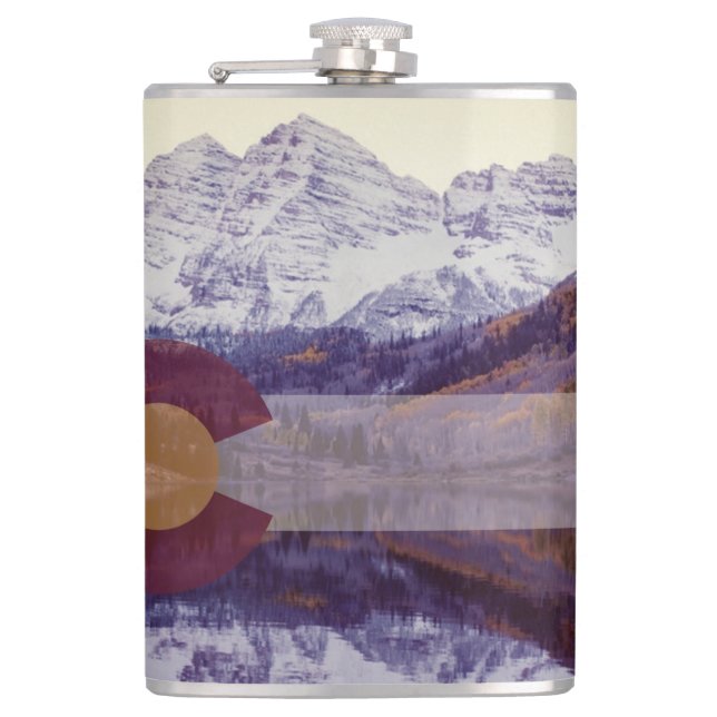Colorado Flag Flask (Front)