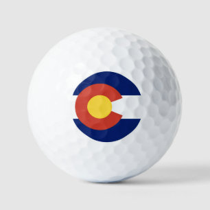 Colorado Flag Golf Balls