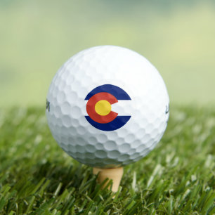 Colorado Flag Golf Balls