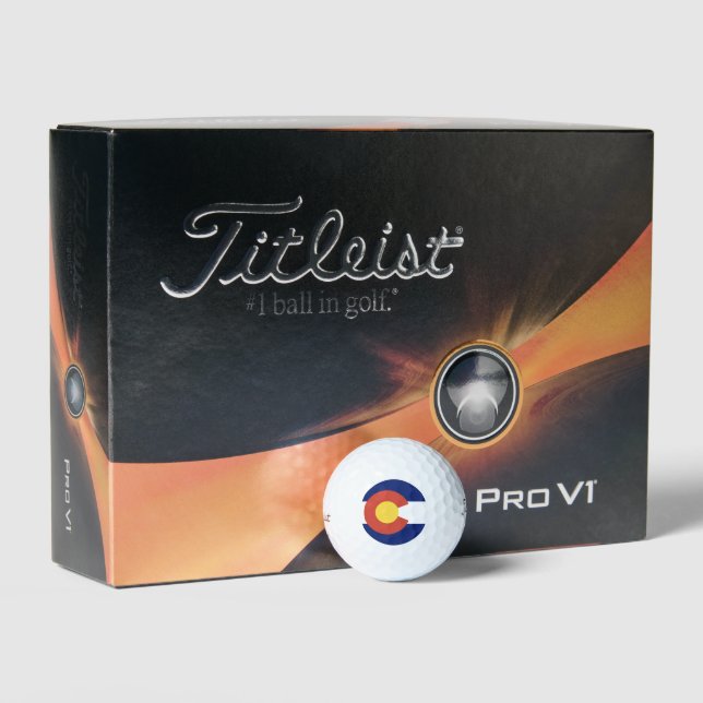 Colorado Flag Golf Balls (Packaging)