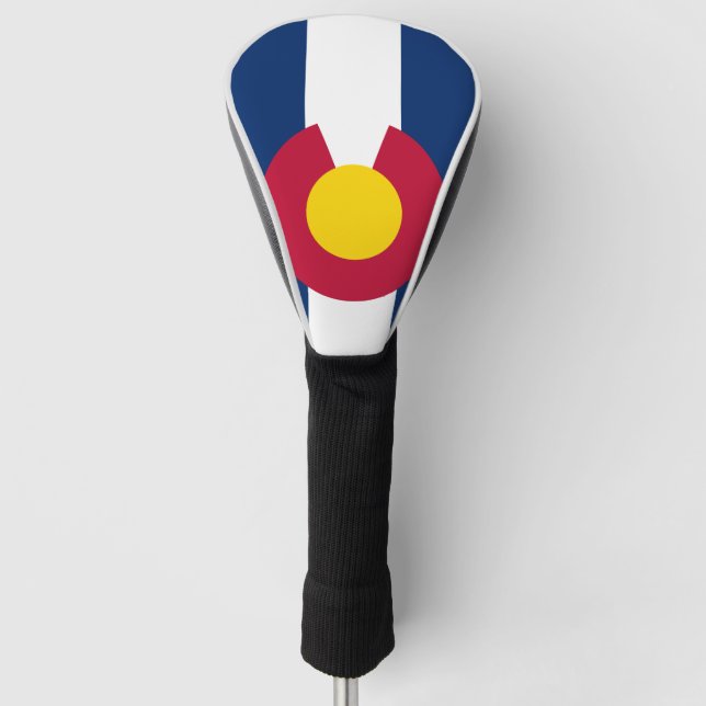 COLORADO FLAG GOLF HEAD COVER (Front)
