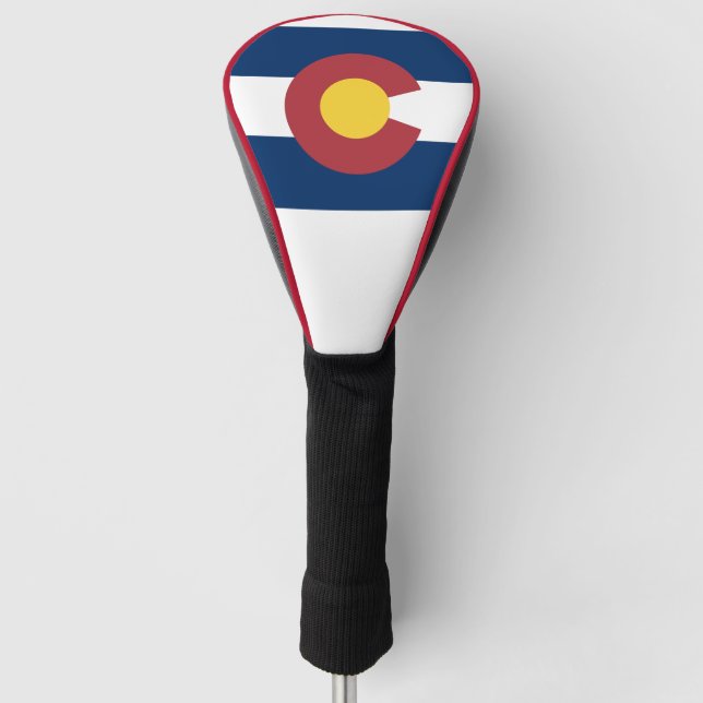 Colorado Flag Golf Head Cover (Front)