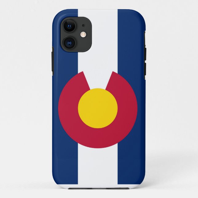 Colorado Flag iPhone Case (Back)