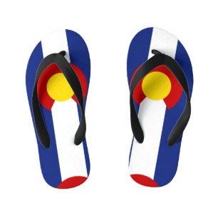 Colorado Flag Kid's Thongs