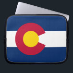 Colorado Flag Laptop Sleeve<br><div class="desc">Colorado Flag; Coloradan; Coloradoan</div>