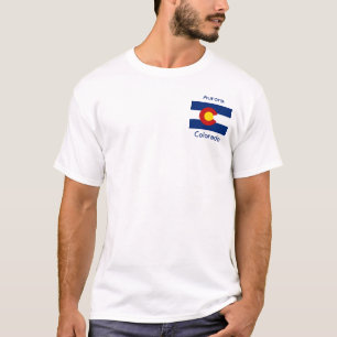 Colorado Flag Map City T-Shirt