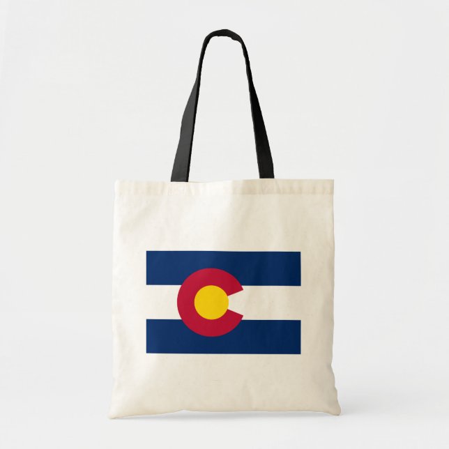 Colorado Flag Mini Tote Bag (Front)