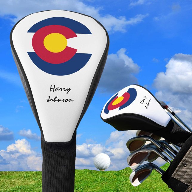 Colorado Flag & Monogrammed Golf Clubs Covers USA (Creator Uploaded)