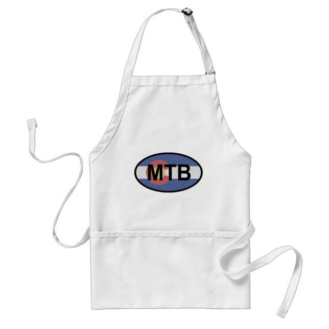 Colorado Flag Mountain Bike Standard Apron (Front)